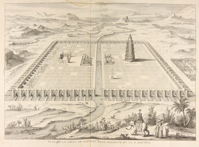<p>Vue de Babylone</p>