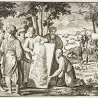 <p>Présentation de la Tour de Babel au roi Nemrod</p>